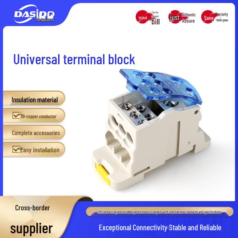 UK Short-Circuit Wire Junction Box: Flame-Retardant, Rail-Mounted Quick Connection Terminal