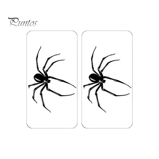

2/6 шт. наклейки-татуировки паука, реалистичные, жуткие, реквизит для вечеринки на Хэллоуин, временные татуировки, легкое нанесение, аксессуар для Хэллоуина для мгновенного использования A