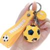 Football Keychain Pendant, 2026 Soccer Game Themed Key Chain, Flexible Strap Football Match Key Ring for Cars Party