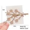 Stella Cristallo Dolce Per Donne Ragazze Copricapo Strass Fermagli per Capelli Fermaglio Accessori per Capelli Clip Laterale Barrettes