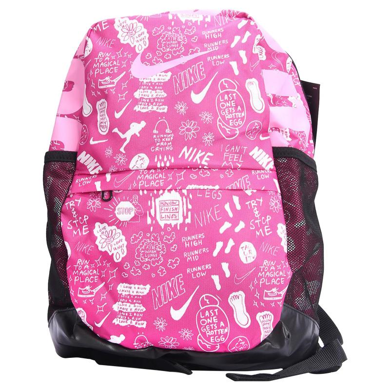 Nike Polyester Backpack Regular Unisex Pink Casual