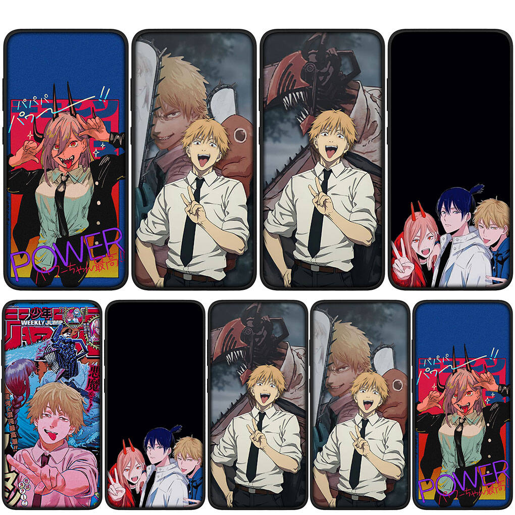 Cover for iPhone 17 16 15 Xiaomi Poco Redmi Note 14 13 12 11 Pro Max 9 16e Samsung Galaxy S25 S24 S23 OPPO Huawei Denji Makima Chainsaw Man Phone Case
