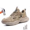 Zapatos de Seguridad Transpirables para el Trabajo Hombres Mujeres Verano Puntera de Acero Zapatos Laborales Botas de Seguridad Indestructibles Zapatillas de Trabajo de Protección