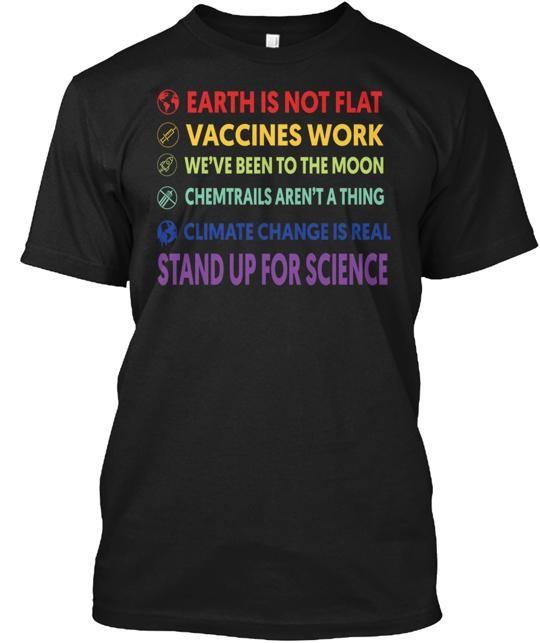 Science Is Not A Liberal Conspiracy T-Shirt Made in the USA Size S to 5XL Unisex T-Shirt