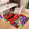 Custom Personalization Brawl Stars Print Area Rug - Soft, Washable Non-Slip Indoor Mat,Living Room,Home&Office Decorative Rug