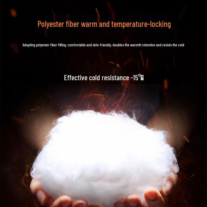 JEANSWEST Unisex Reversible Plush-Lined Padded Jacket