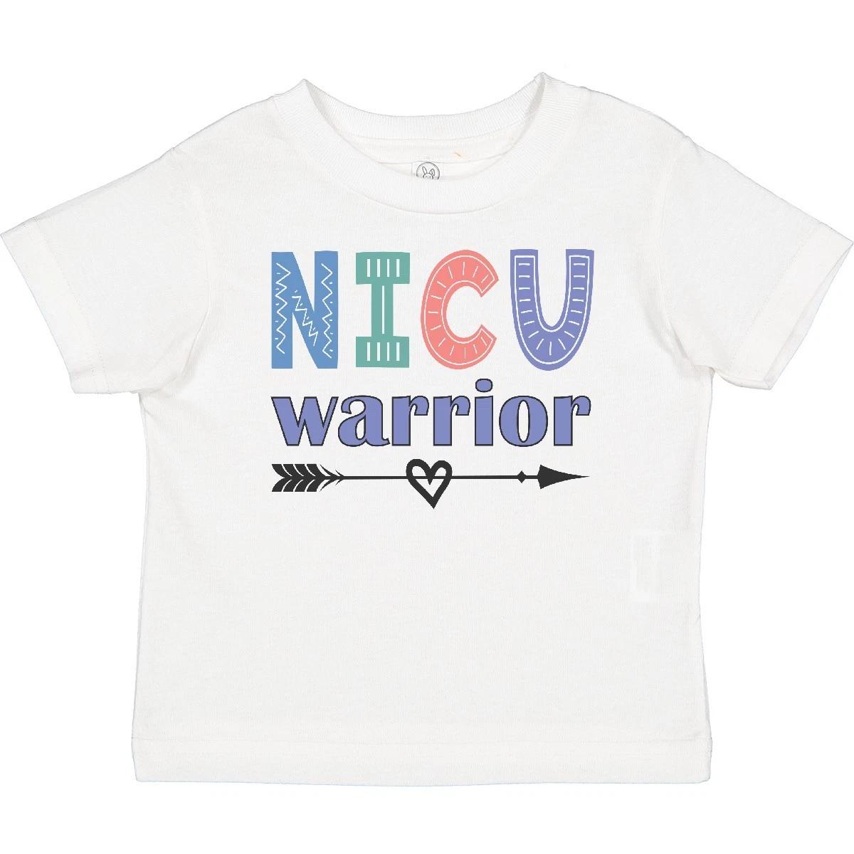Inktastic NICU Grad Cute NICU Warrior Baby kids boys T-Shirt Boy Clothes Girl Childs Tees 110