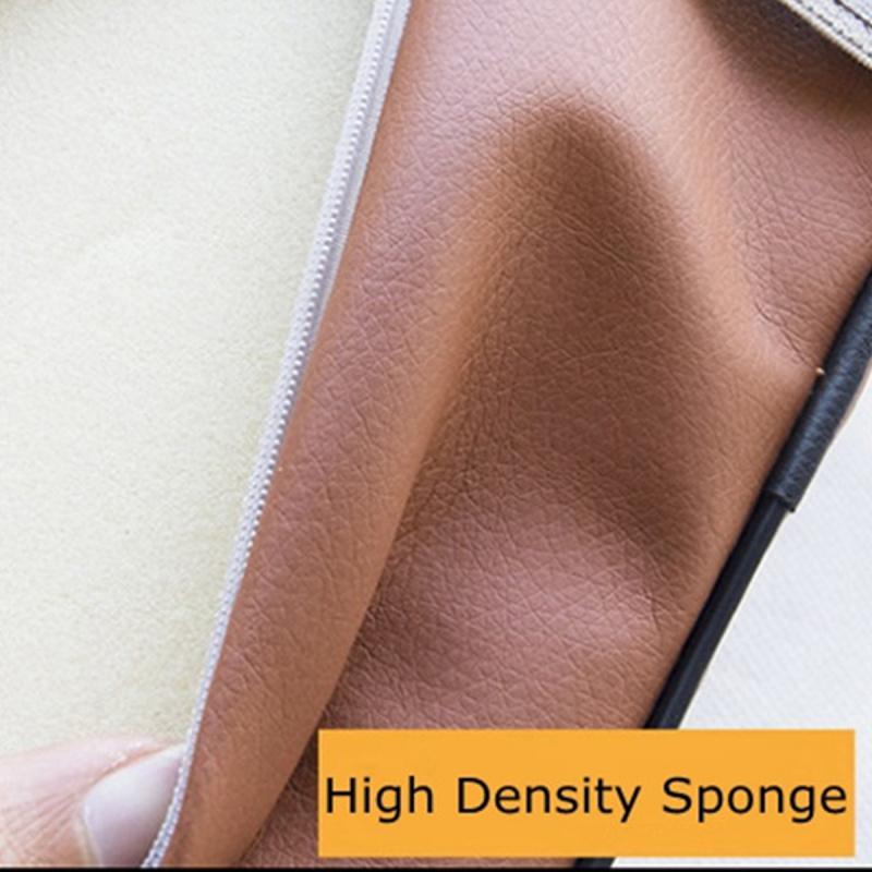 Leather Sponge Car Truck Center Armrest Heighten Pad Storage Bag