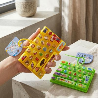 Cartoon Mechanical Keyboard Keychain Clear Key Sounds Fingertip Button Key Ring  Home School