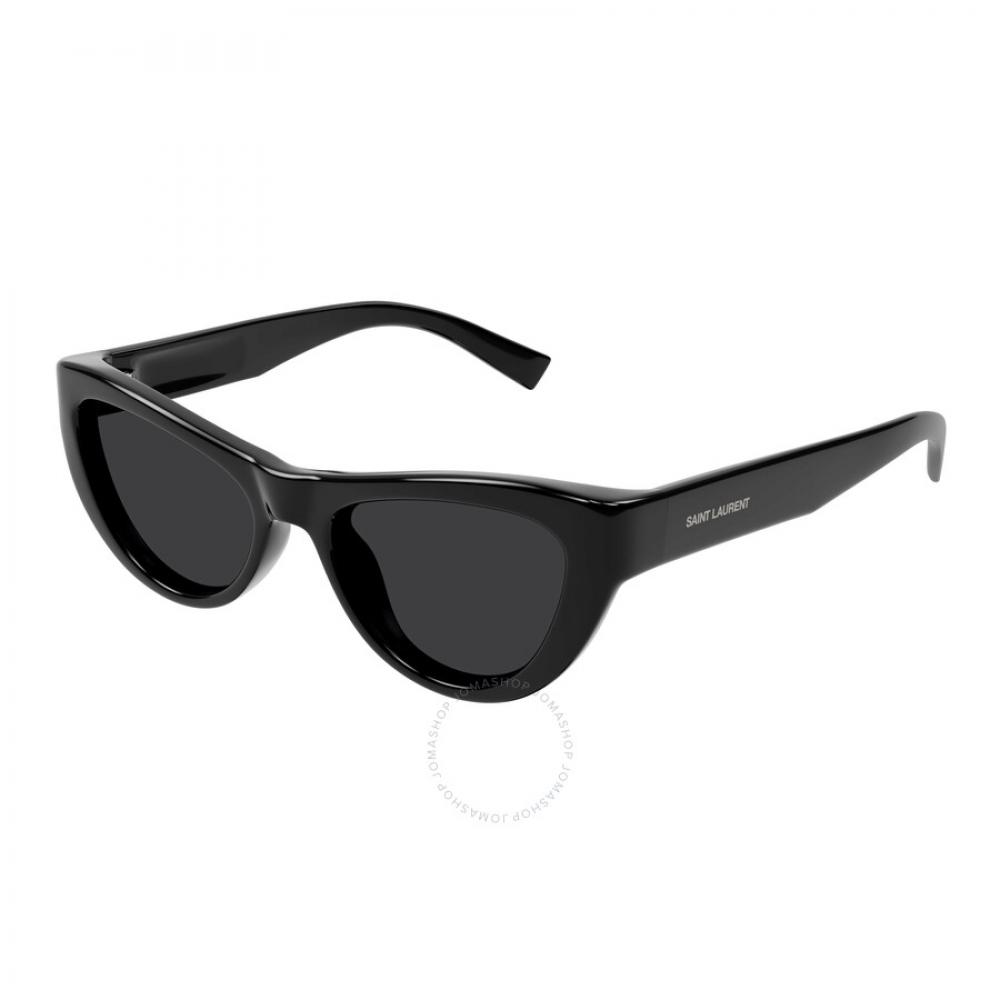 

Жіночі сонцезахисні окуляри Saint Laurent Black Cat Eye Sl 676 001 53