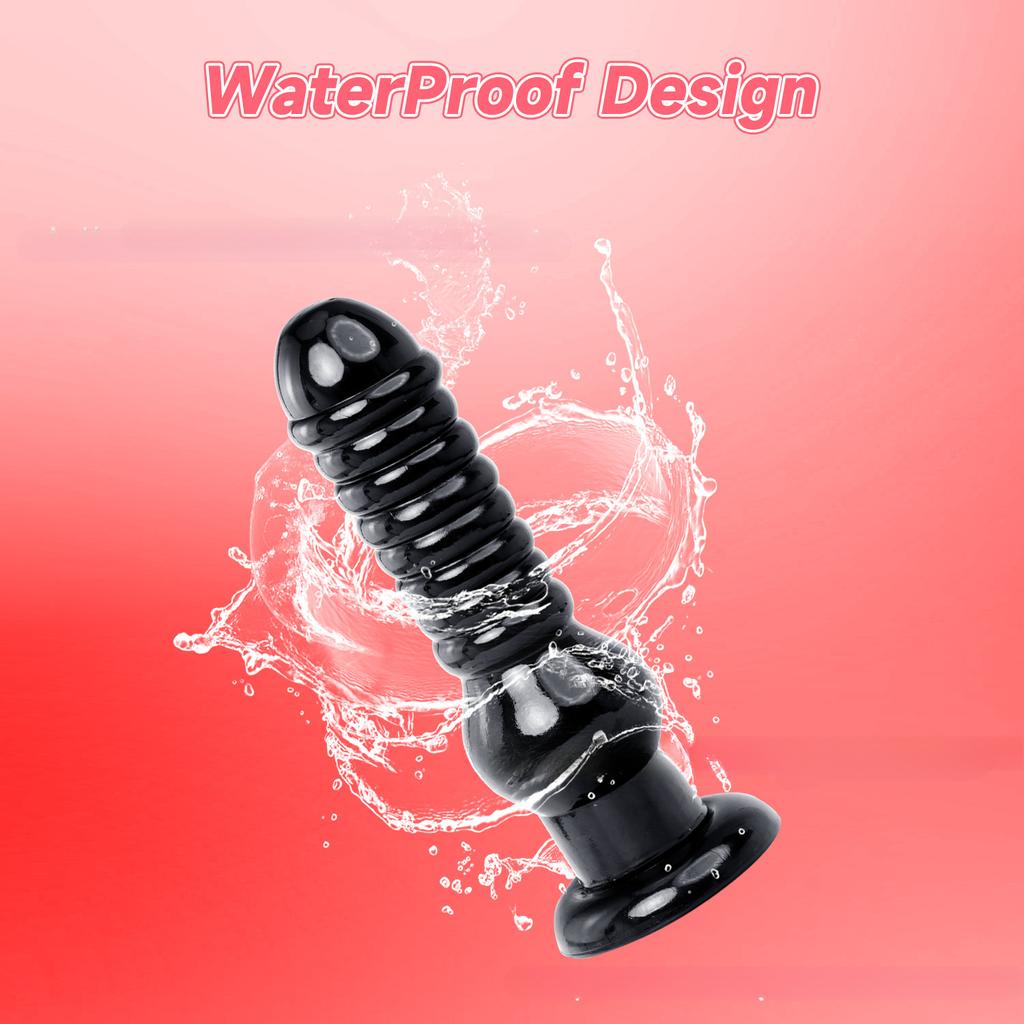 Anal Plug Toy - Prostate Stimulator for Men & Women, Beginner to Advanced Butt Plug Set, SM Sex Toys for Adult Pleasure