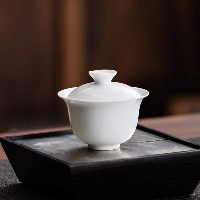 GOWKE White Porcelain Kung Fu Tea Set