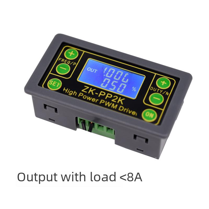 High-Power PWM Motor Speed Controller with Adjustable Frequency, Duty Cycle, and Delay PP2K