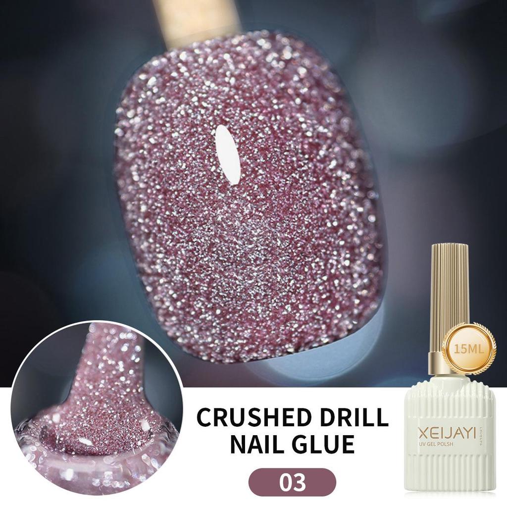 Reflective Disco Nail Polish Gel Set - White-Enhancing, Long-Lasting, Salon-Quality