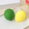 Stress Relief Simulated Lemon Toy Decompression Yellow Green Lemon Squeeze Stress Ball Anti-anxiety Simulation Fruit Sensory Fidget Toy