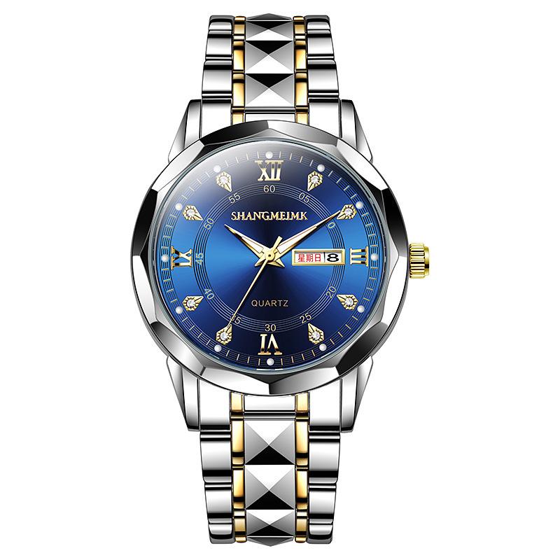 Watch, Men S Watch Luminous Waterproof Business Casual Quartz Rivet Steel Belt Men S Watch