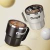 Coffee Mug With Lid and Handle 304 Stainless Steel Tea Milk Cup Double Wall Insulated Anti Scalding Drinking Cup Festival Gifts