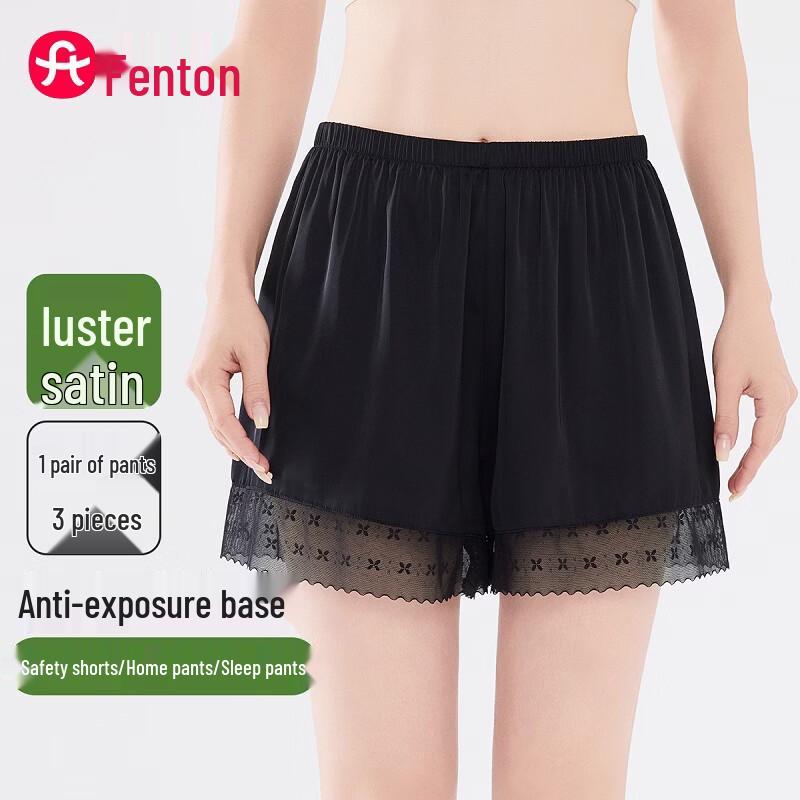 

Fenteng Women s Lace Anti-Exposure Safety Shorts 2XL