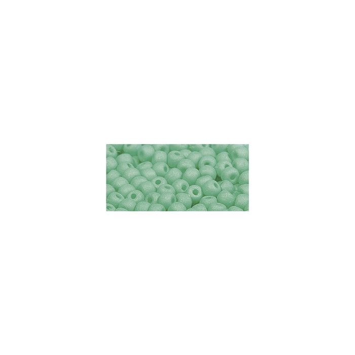 Perles de Rocailles - Verre - Menthe - 4mm - 120 pièces - Effet mat