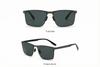 2026 Men's European & American Fashion Square Frame Polarized Sunglasses - Outdoor Driving & Sun Protection