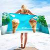 Summer Beach Towel for Adults Kids, Ice Cream Quick Dry Bath Pool Towels Beach Accessories Microfiber Sand Free Beach Towels