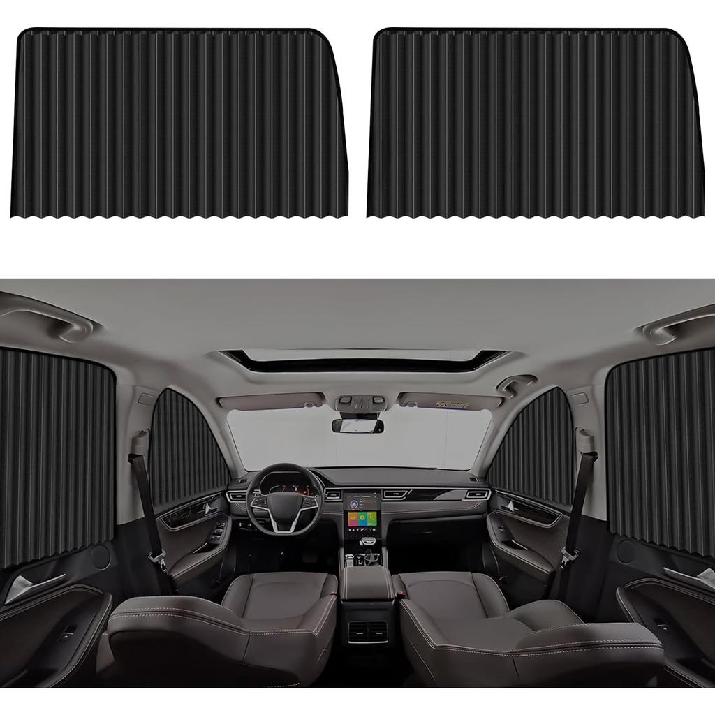 CZEAR Car Curtain, Magnetic Curtain, Light Blocking, Sleeping in the Car, Sunshade, Side Pleat,
