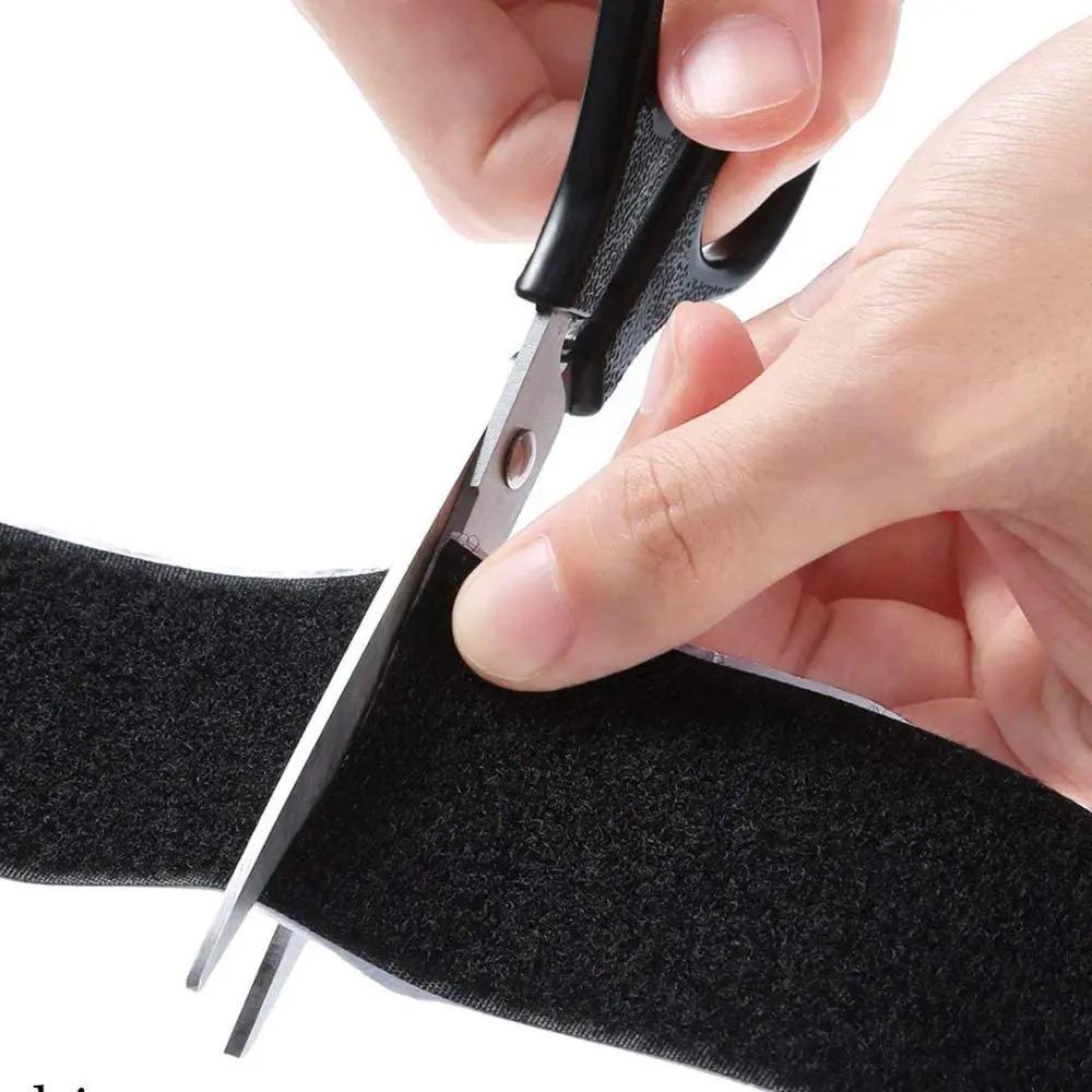 1pc 1m/39.37in Hook and Loop Tape Couch Cushions Strip with Adhesive Nylon Heavy Duty Strips for Home Crafting Organization
