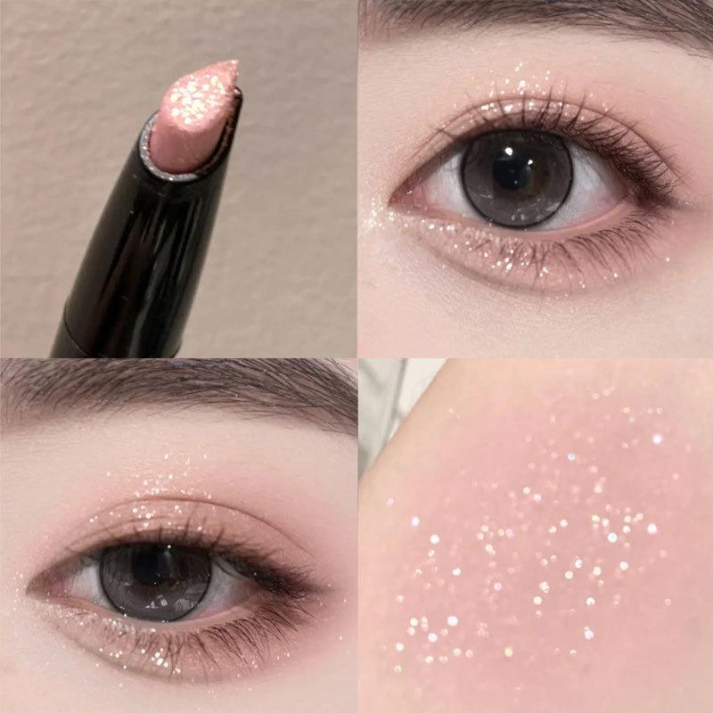 Shimmery Glitter Pearlescent Under Eye Silkworm Eyeshadow Stick Highlighter Pen For Women