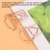 Gold Metal Electric Plate Paper Clips, 12pcs   Paper Clips Funny Bookmark Marker, Unique Design, Delicate Processes for Study and Work