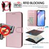WEFOR RFID Wallet Case for iPhone 14 13 12 11 Pro Max XS Max XR SE 7 8, Flip Book Cover with Credit Card Holder for Women Men