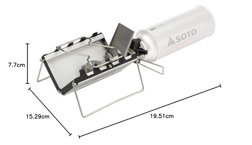 SOTO ST-320 Single Burner, Ultra-Thin, 1.0 Inches