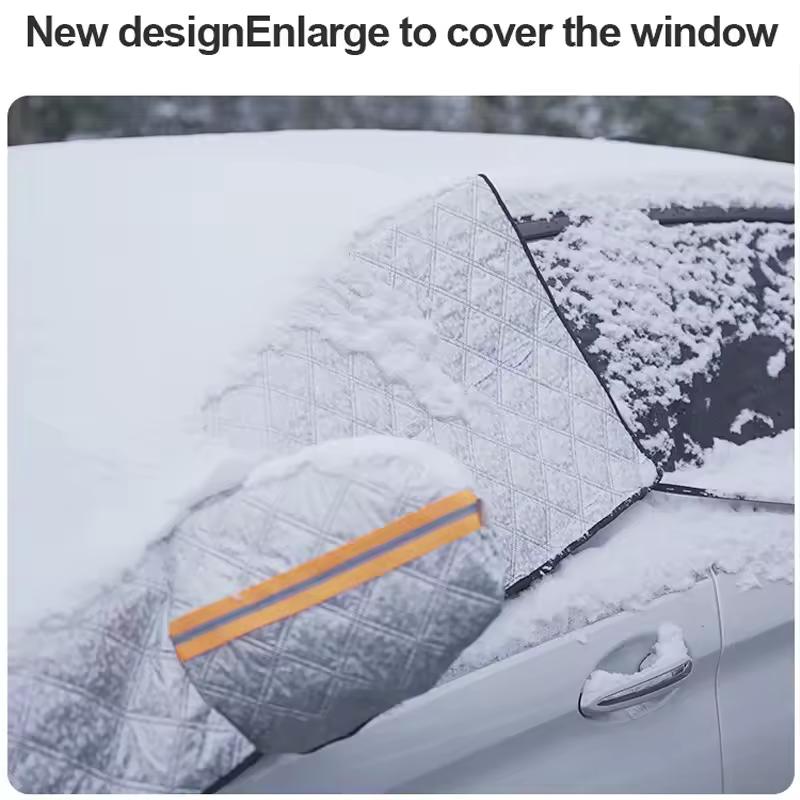 Universal Car Snow Cover Winter Front Windshield Snow Car Cover Sunshield Dust Waterproof Protection Outdoor Exterior
