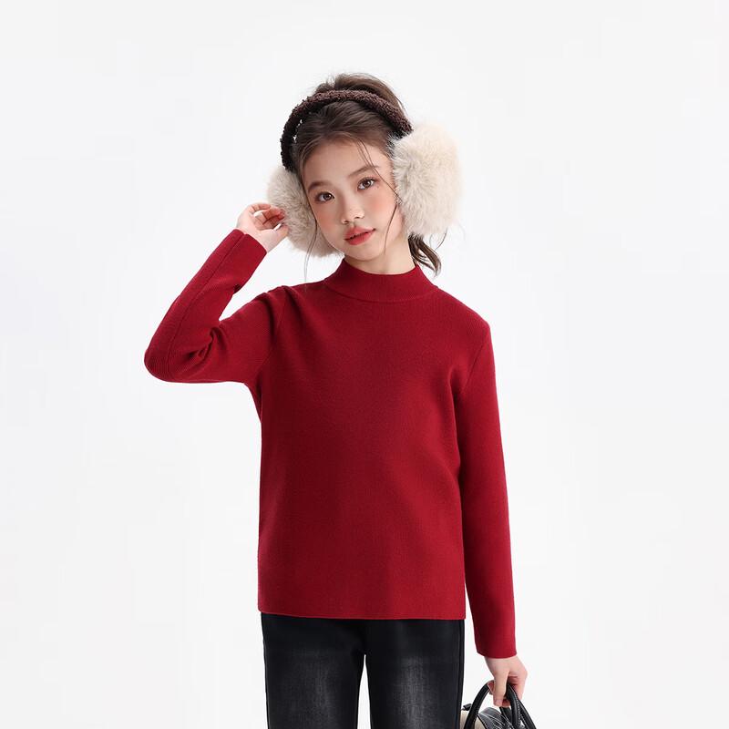 Girls' Essential Pullover Knit Sweater