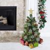 Christmas Snowflake Pendant 24pcs/set Glitter Plastic Tree Window Wall Decor