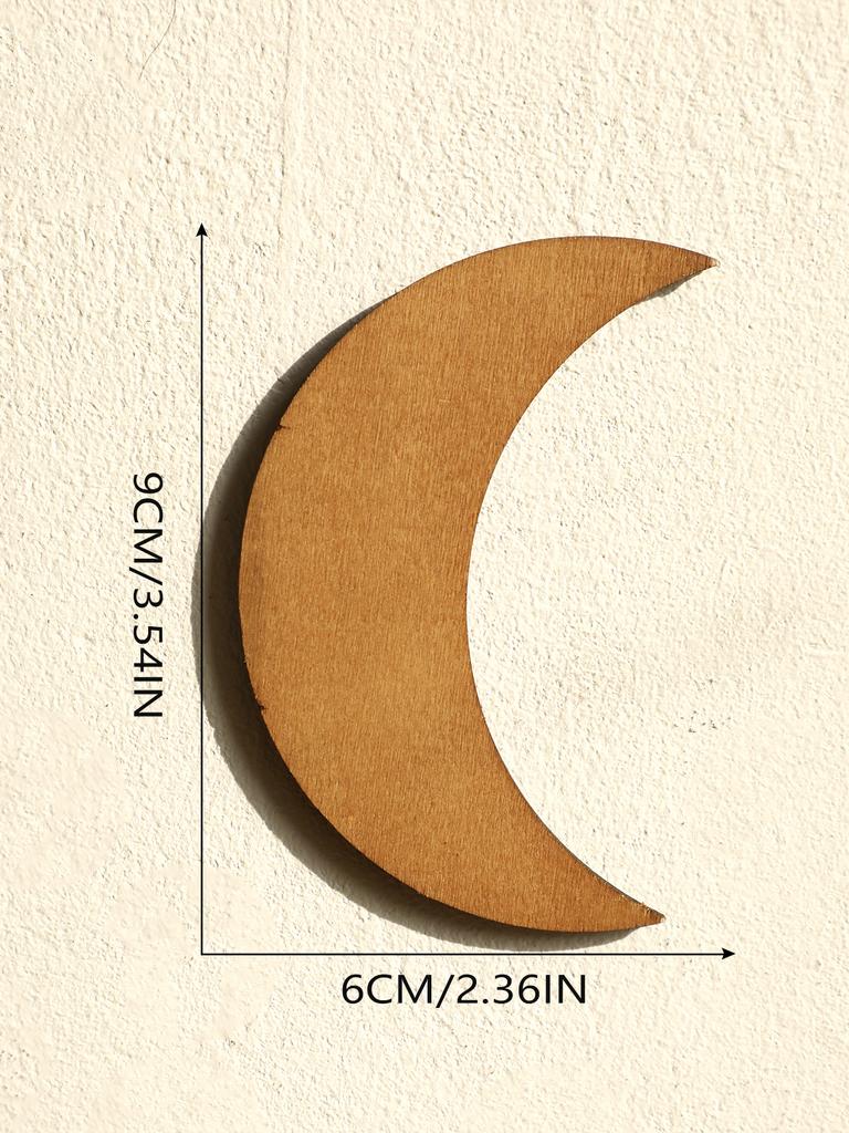 Plant Propagation Station Wall Hanging Moon Phase Home Decorations Propagation Vases for Plants Wooden Stand Hydroponics Plants