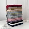 Double-Sided Wool Scarf Women Men Korean Style Oversized Shawl With Fringe Warm Winter Accessory In Neutral Tones