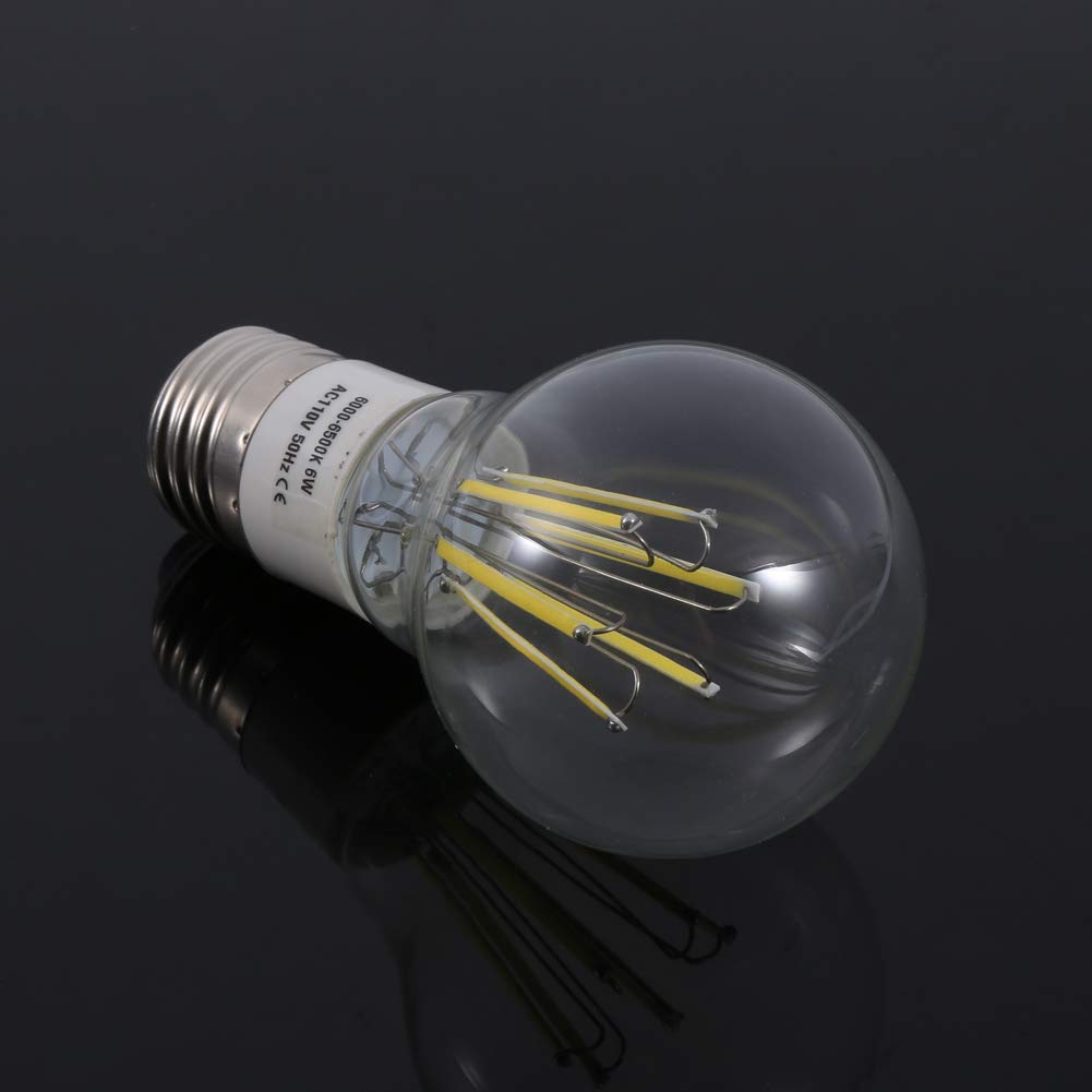 E27 COB LED Bulb, High Brightness, Multi-Place Application, 360 Degree Non-Dimmable, Energy Saving, 12V LED Filament Bulb (6W)