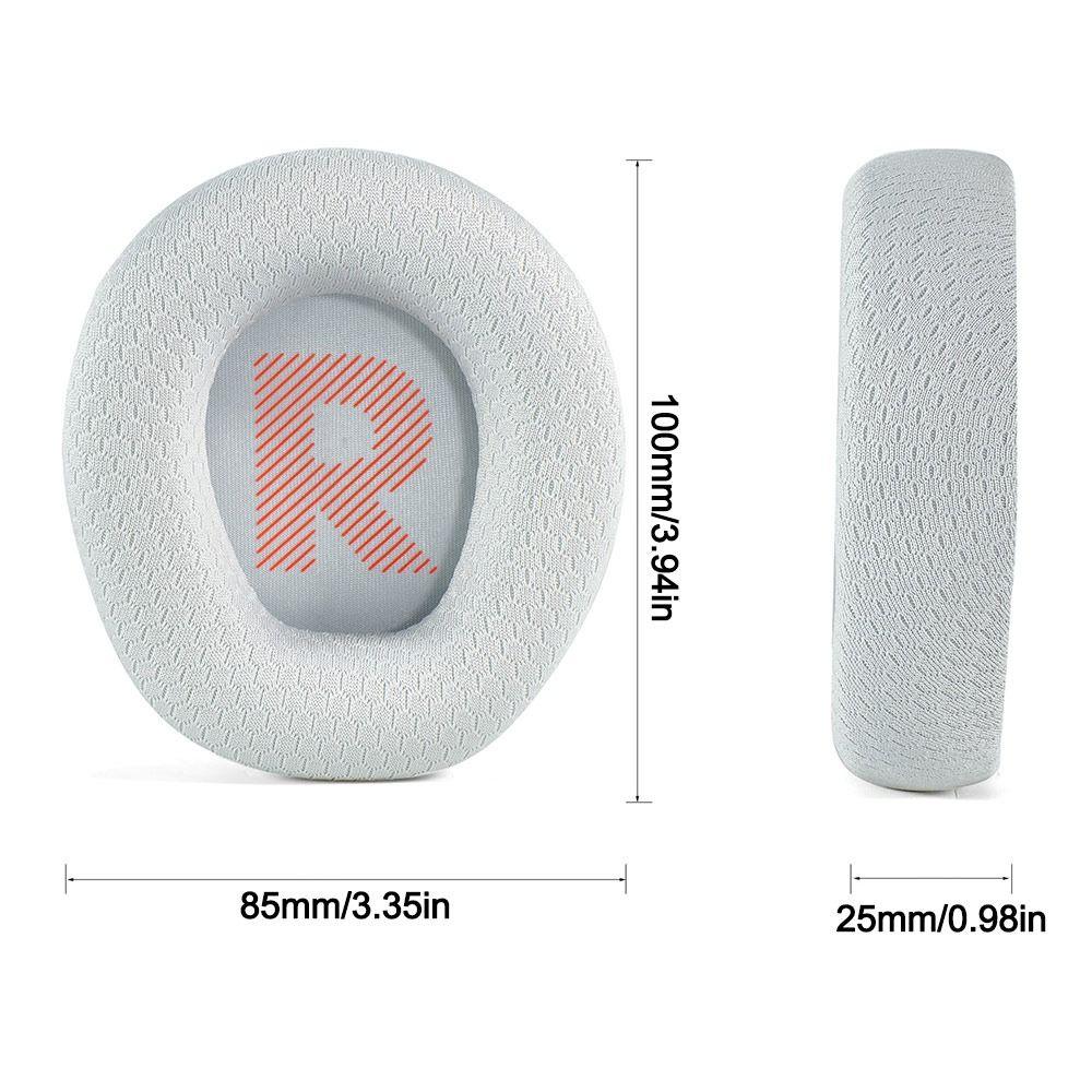 1Pair Soft Ear Pads Replacement Earbuds Cover for JBL QUANTUM Q100 M2 Headphones Accessories