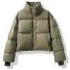 2025 Women's Short Thick Winter Bread Coat - Small Size European & American Style Outerwear