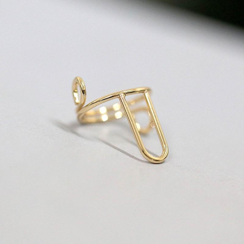 Fingertips Statement Jewelry Metal Nail Art Rings Copper Material for Women Girl