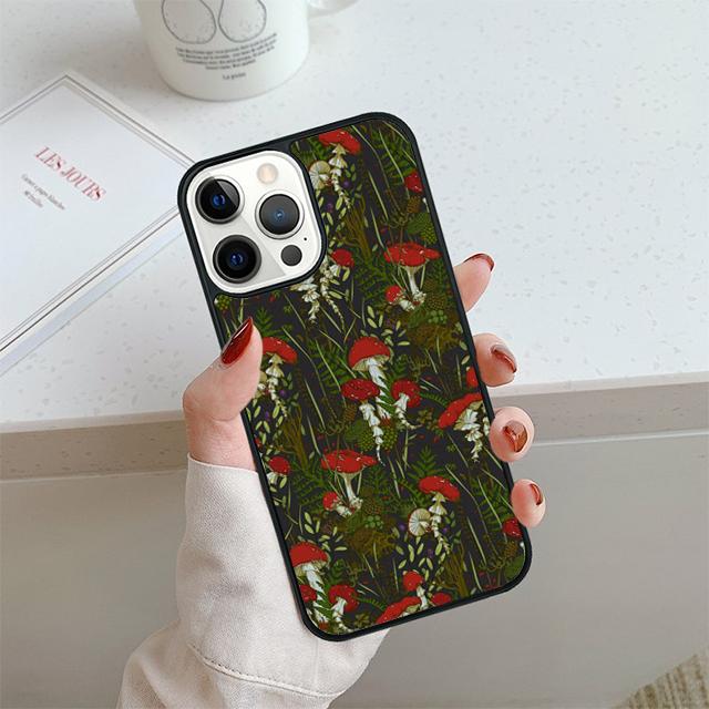 Mushroom Forest Celular Mobile Smartphone Cases For iPhone 17 Air 16 14 12 13 11 Pro MAX Plus Coque Fundas