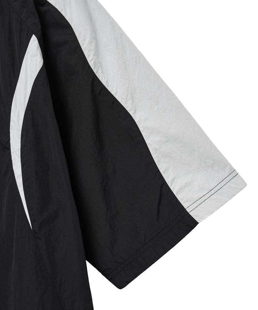 PHYPS MOTORCYCLE Color Block Short Sleeve Black