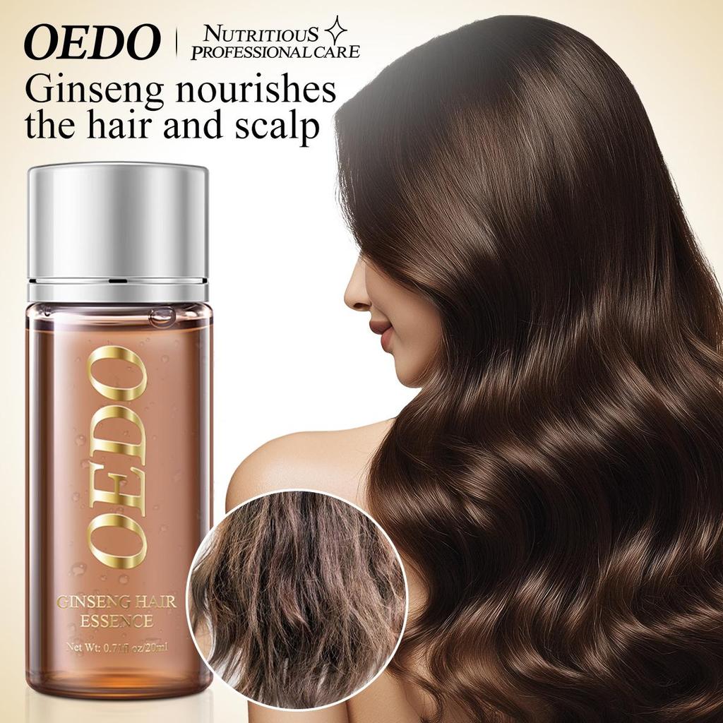 Le Ginseng renforce les cheveux, huile essentielle, réparation des cheveux endommagés, produits de soins capillaires