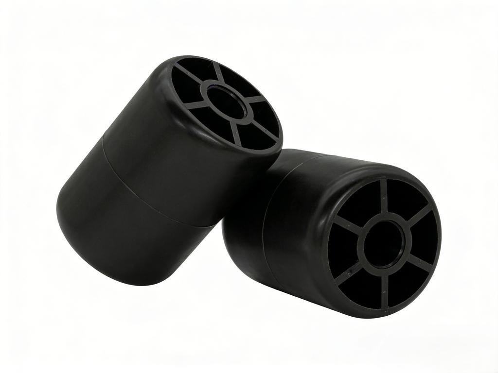 Deck Roller Set 2 Pcs M113955 for Lawn Mower Replacement 76.2mm Length 65mm Outer Diameter 17mm Shaft Diameter