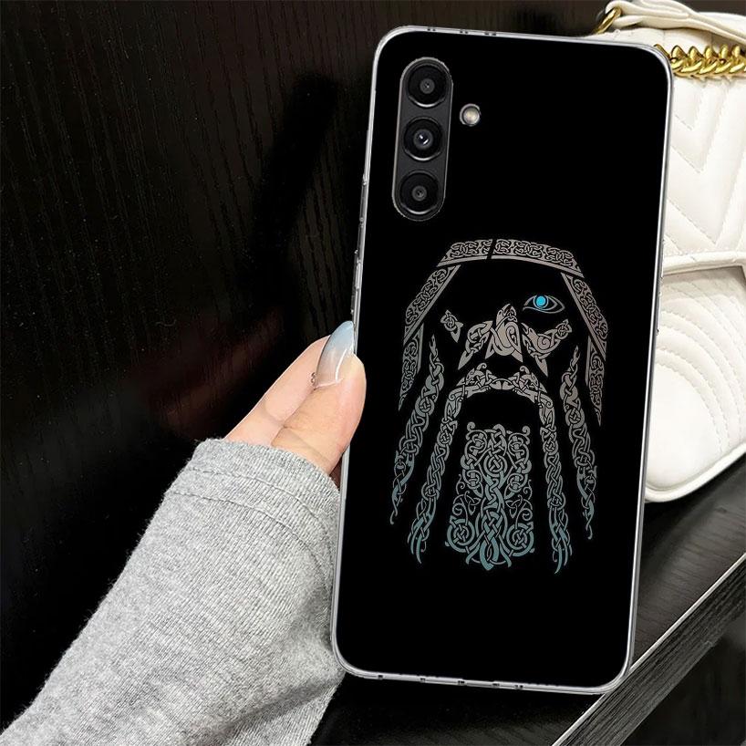 Nordic Norse Case for Samsung A17 A16 A56 A36 A26 A15 A55 A35 A25 A14 A54 A34 A24 Phone Cover A13 A53 A33 A23 A05S A04S