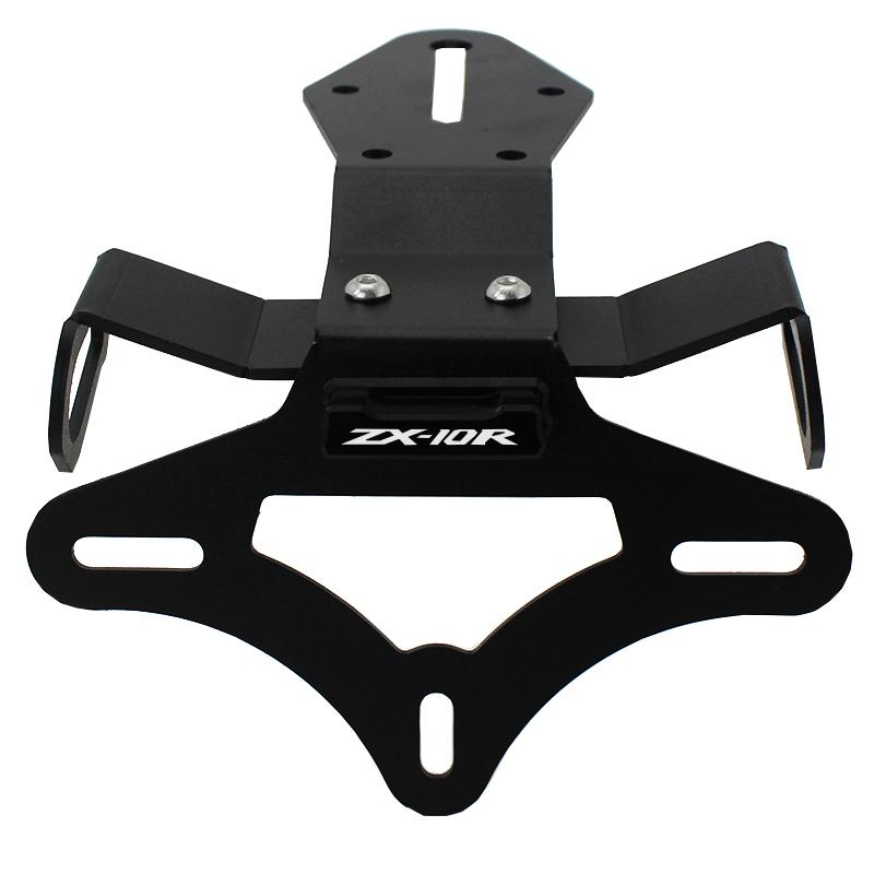 For Kawasaki Ninja ZX-10R ZX10R ZX 10R/10RR SE - Rear Registration Bracket Linse Plate Holder Frame Tail Tidy LED