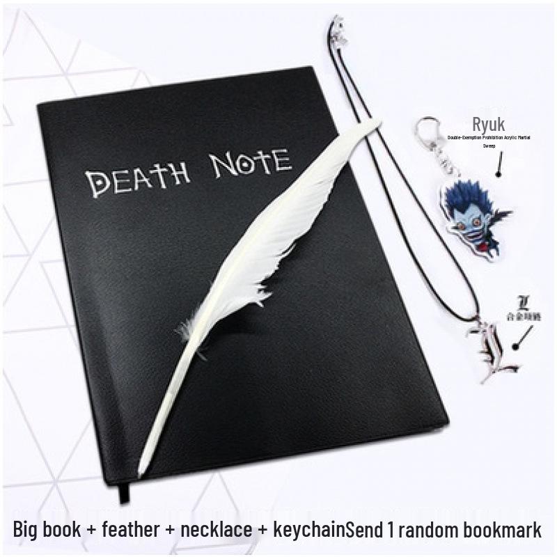 Anime Death Note Notebook with Quill Pen