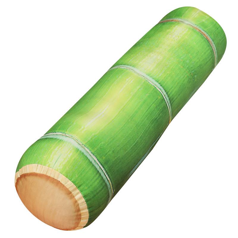 Cartoon Simulation Bamboo Throw Pillow Plush Toy Home Pillow Girl Sleeping Leg Long Throw Pillow Doll