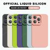 Lanyard Phone Case For iPhone 16E 16 14 15 Plus 12 13 Mini 11 16 Pro X XR XS Max SE Liquid Silicone Strap Protector Soft Cover