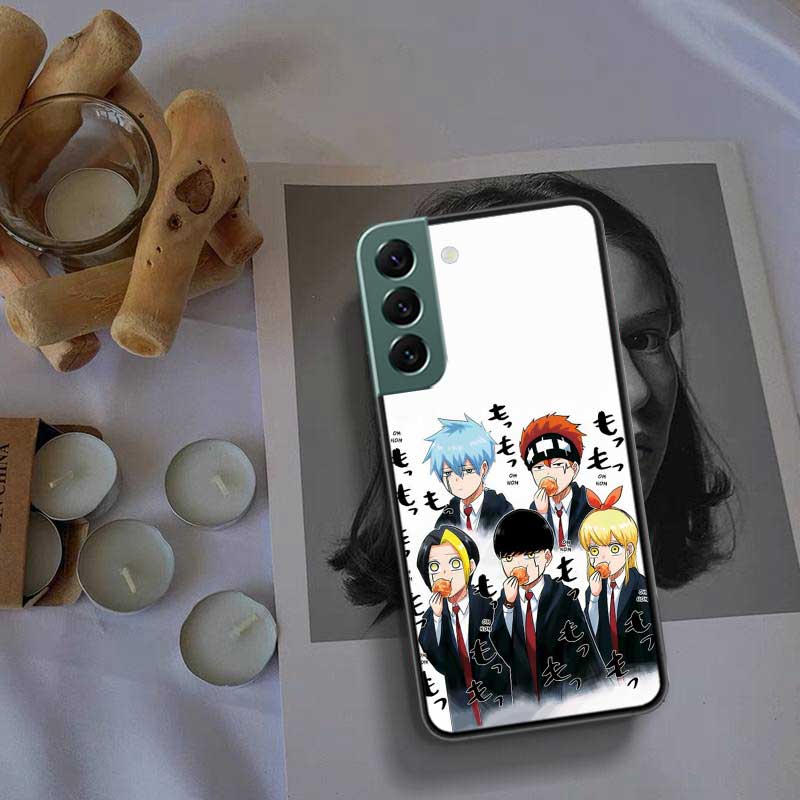 Mashle Magic and Muscles Phone Case For Samsung Galaxy S22 S25 Ultra S21 S10 Plus S26 Edge S20 S23 S24 FE Cover Silicone Sof